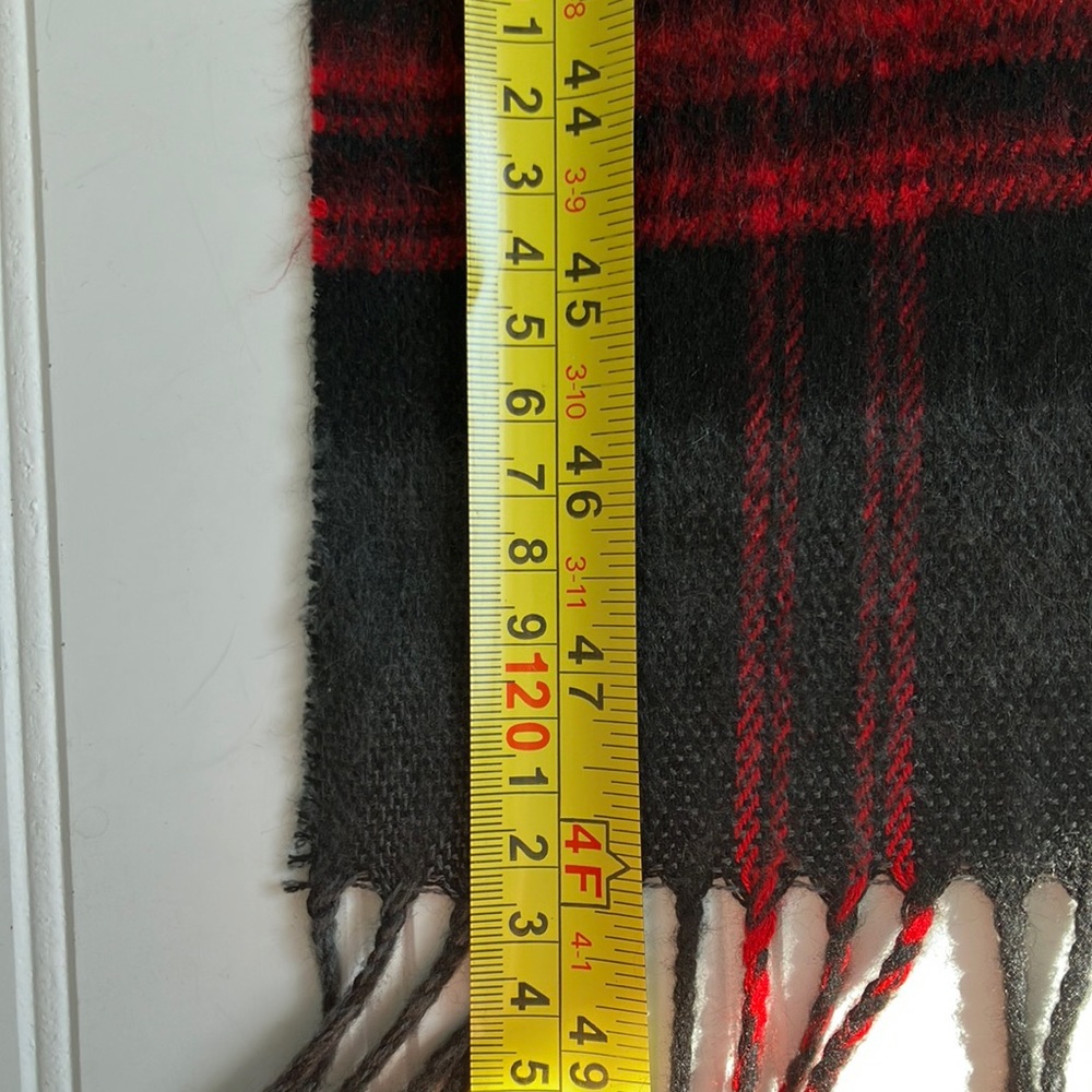 Christian Dior vintage men’s acrylic plaid scarf - Picture 5 of 6